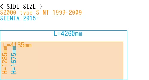 #S2000 type S MT 1999-2009 + SIENTA 2015-